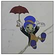 Pinocchio Jiminy Cricket Stone Sculpture